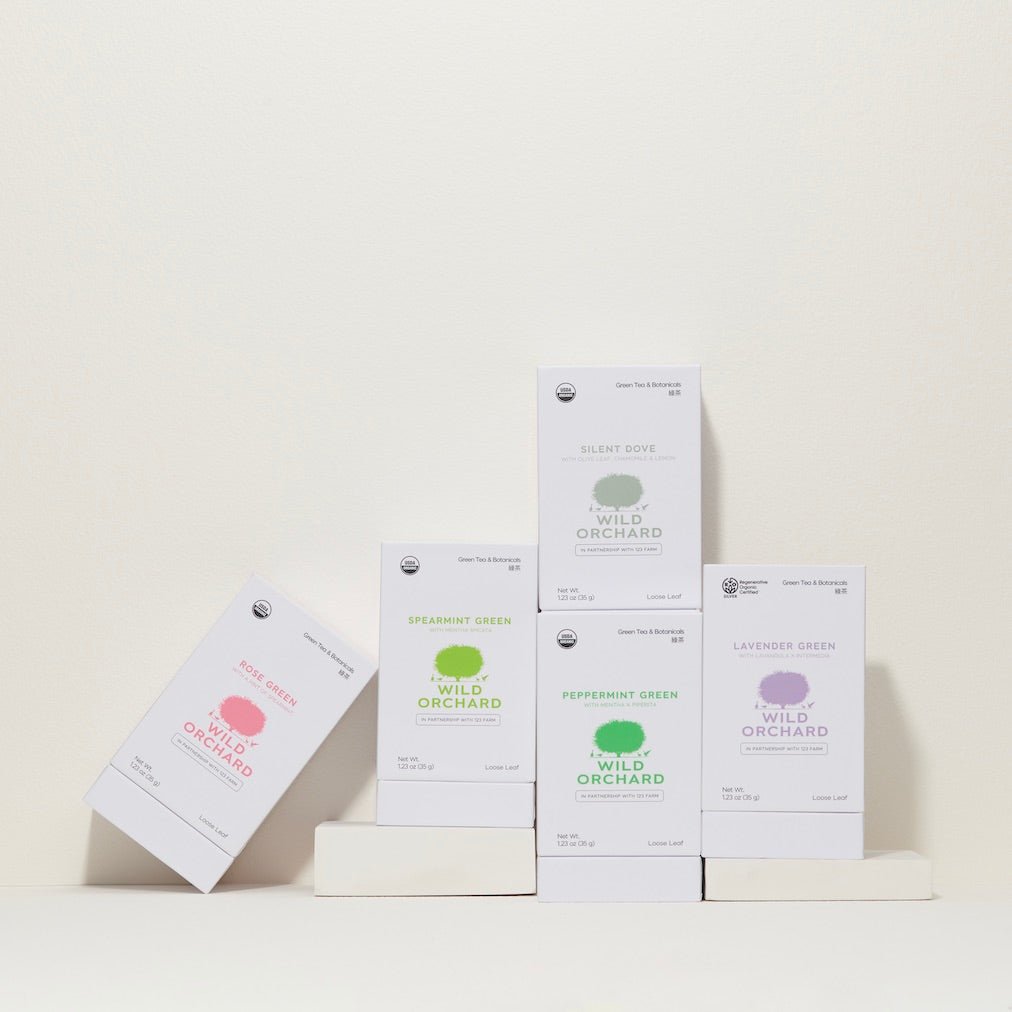 Rose Green - Organic Loose Leaf Green Tea